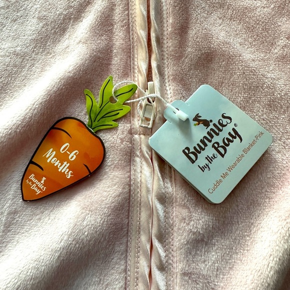 Bunnies by the Bay, soft velour sleep sac/bag in size 0-6 months, Easter, NWTS - Picture 3 of 6